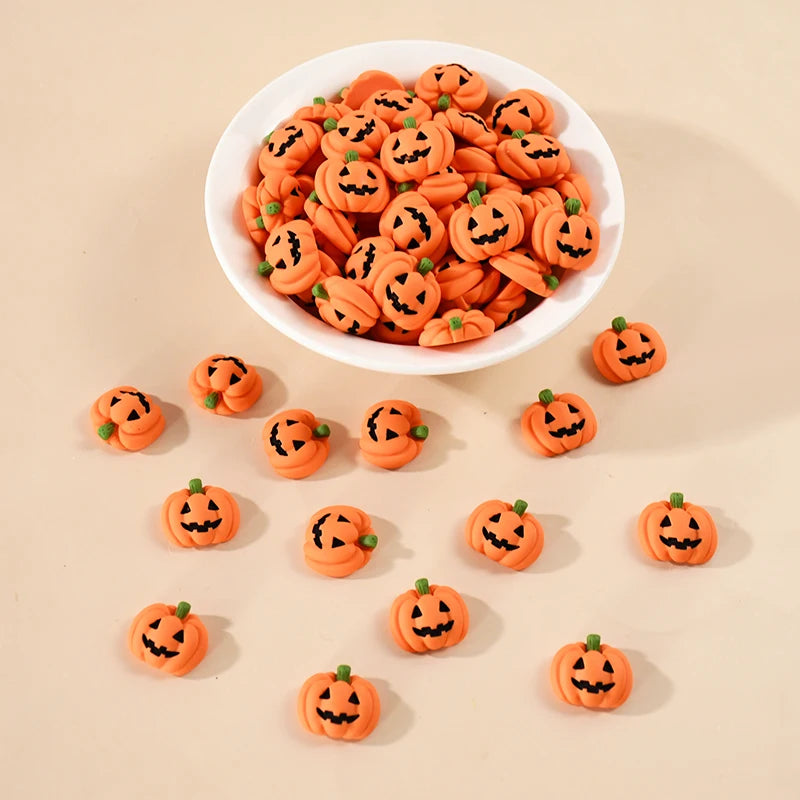 20/10Pcs Halloween Resin Pumpkin