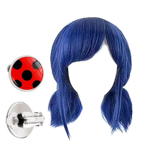 Blue Cosplay Wig for Girl Halloween