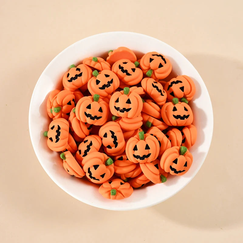 20/10Pcs Halloween Resin Pumpkin