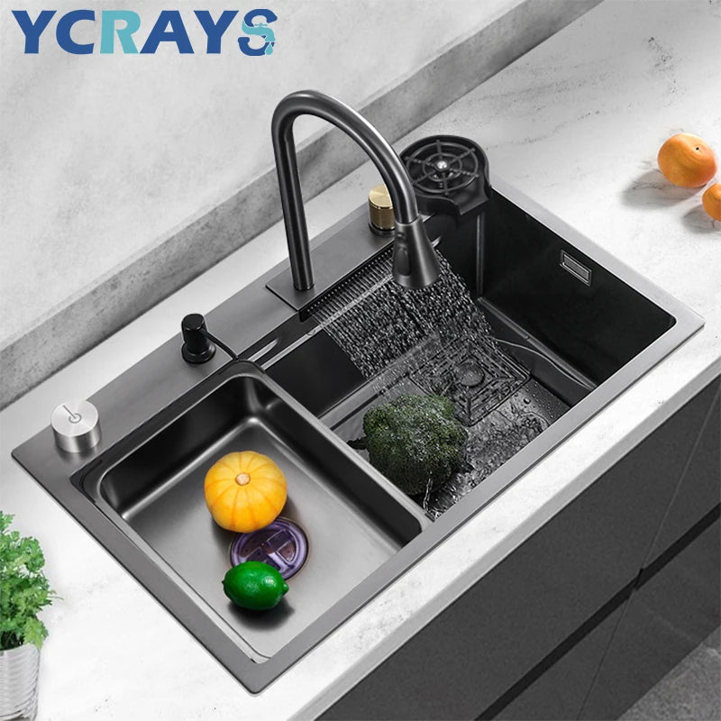 smart  Kitchen Sink Waterfall Faucet