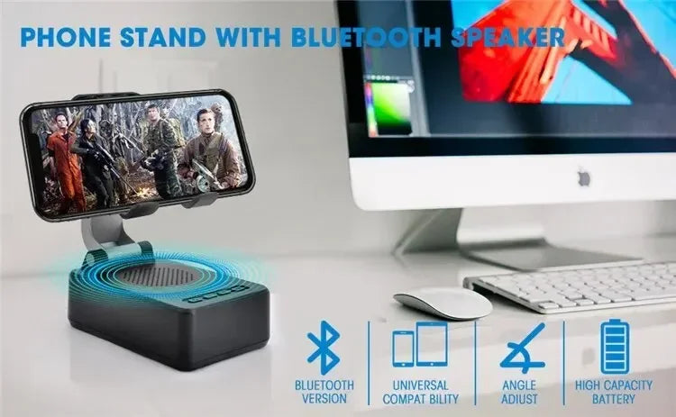 Mobile Cell Phone Stand Holder with Bluetooth