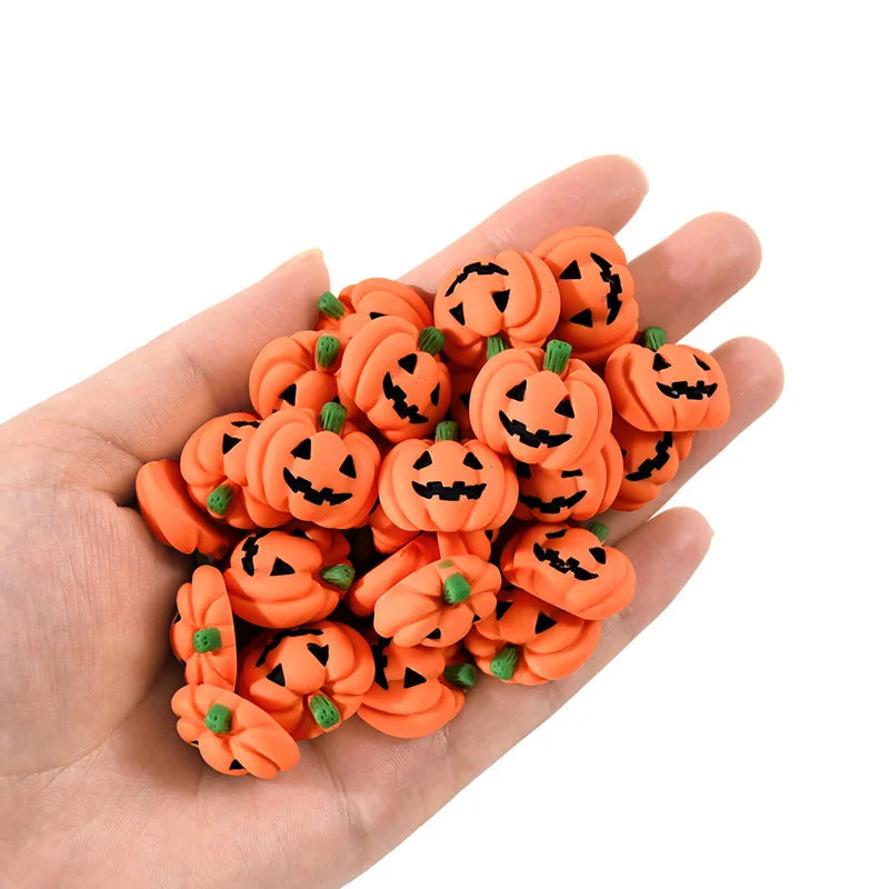 20/10Pcs Halloween Resin Pumpkin